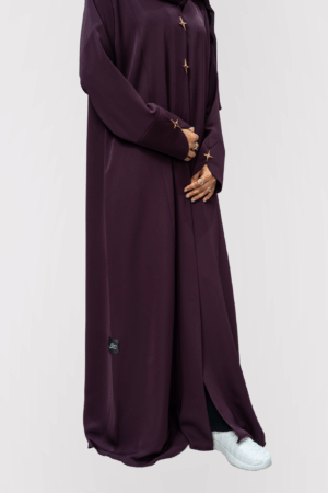 Najma Burgundy Abaya