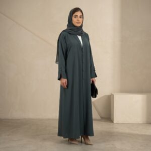 dark green abaya