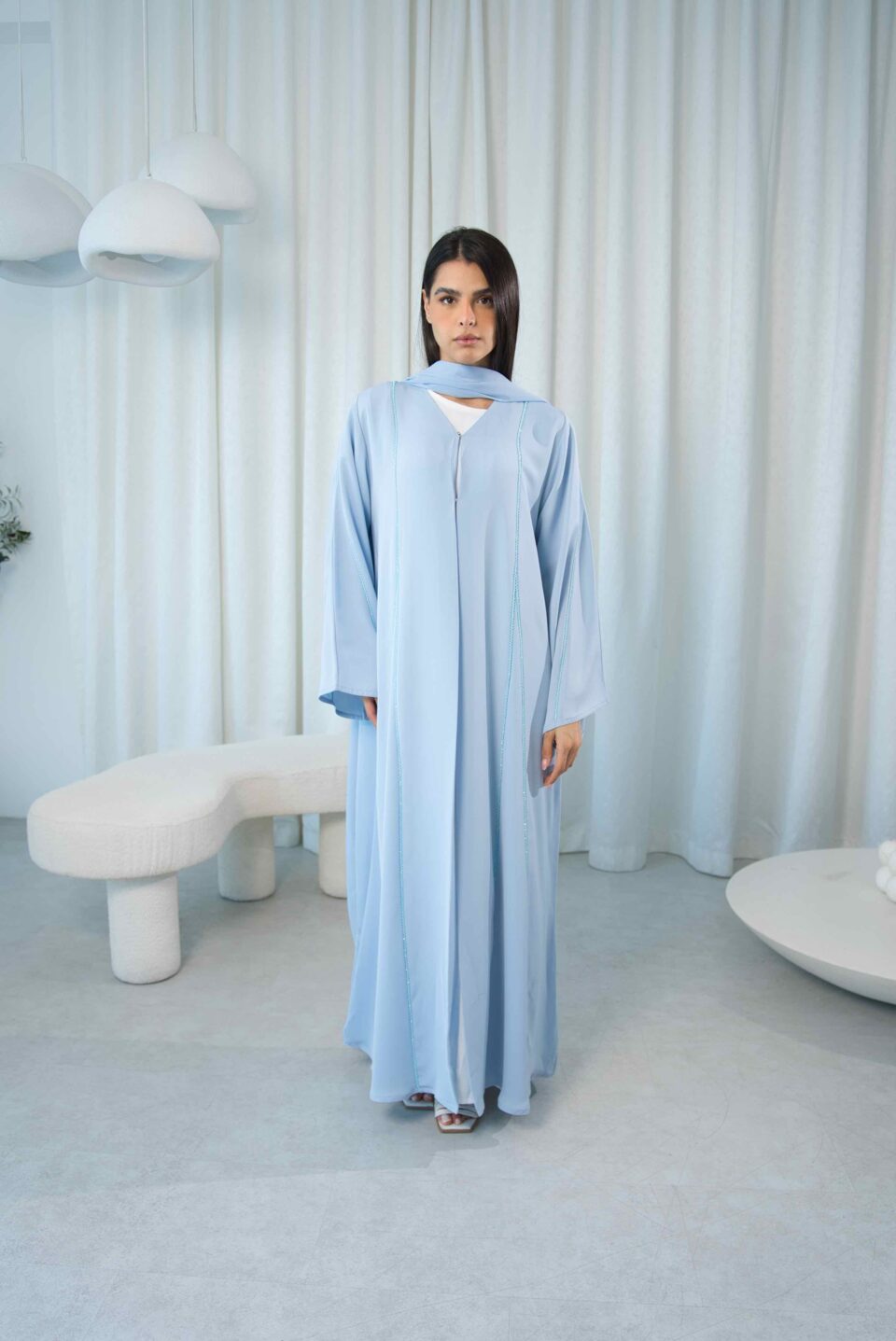 Ice bloom Abaya