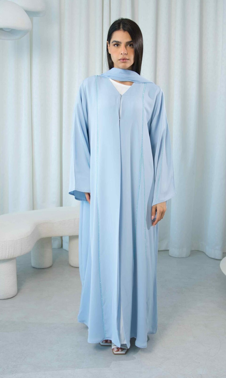 Ice bloom Abaya