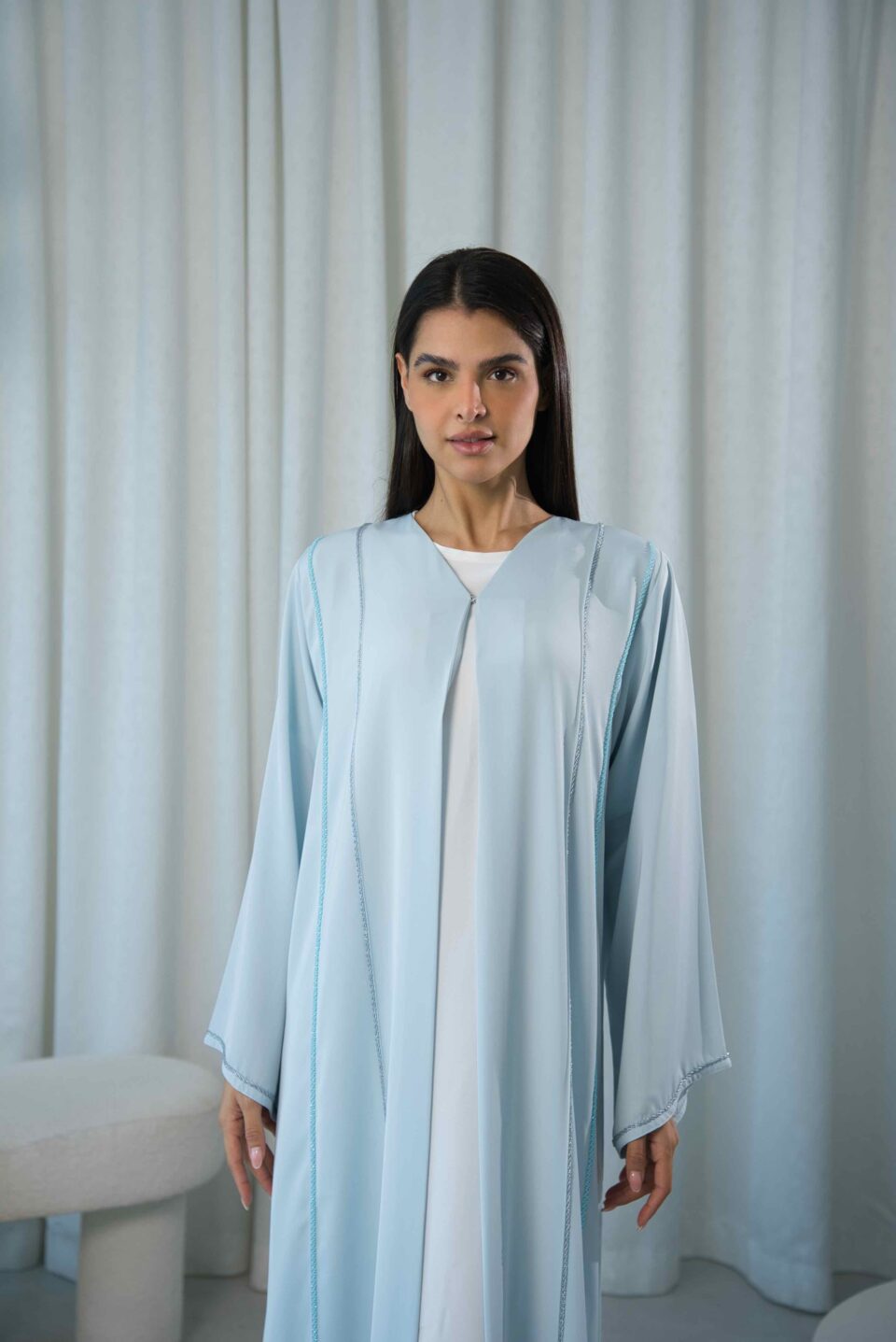 Pastel Ocean Abaya