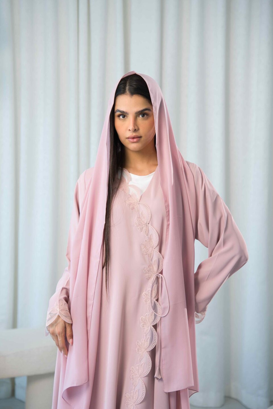 Blush Rose Abaya
