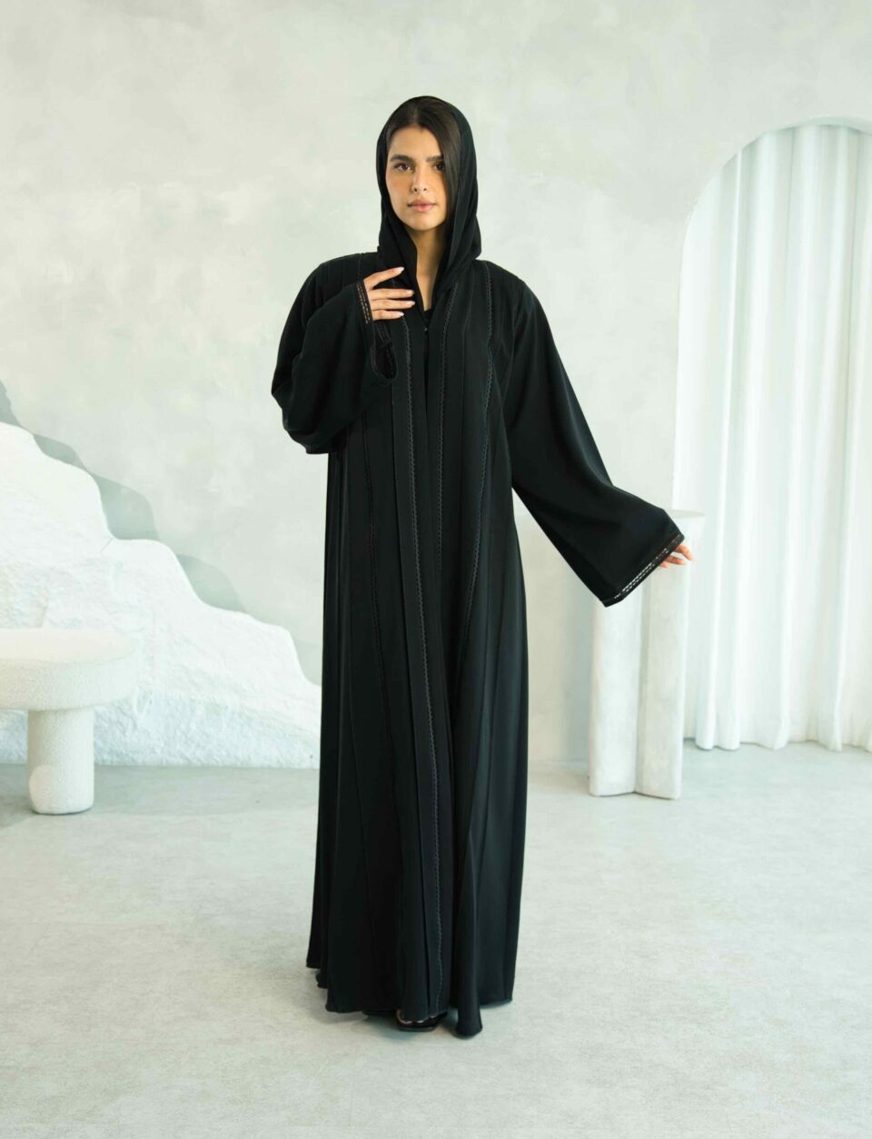 Black Silhoutte Abaya