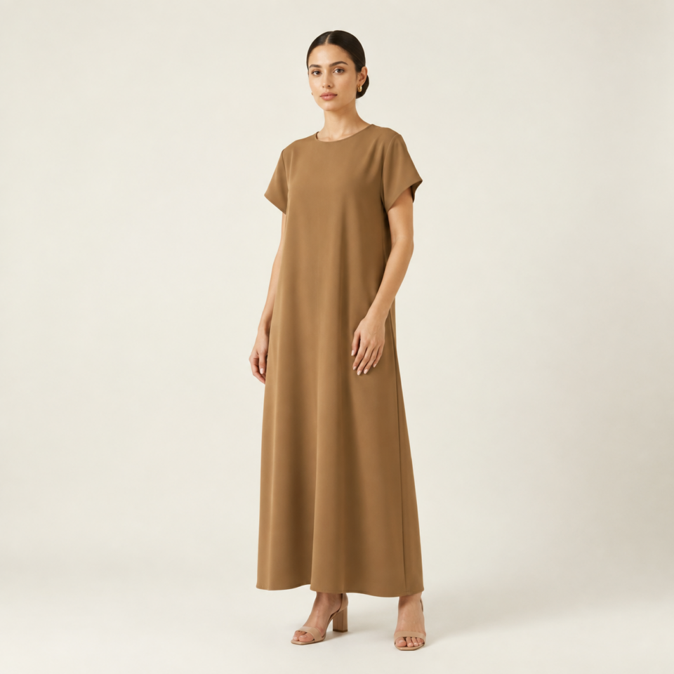 Desert Sand Dress - Short sleeves